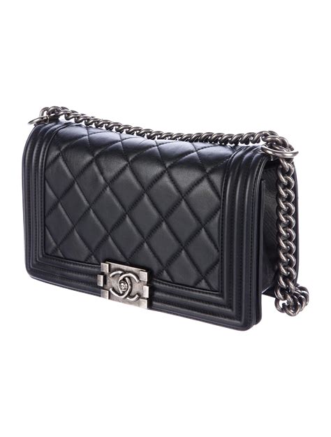 chanel medium boy bag size|boy Chanel medium flap wallet.